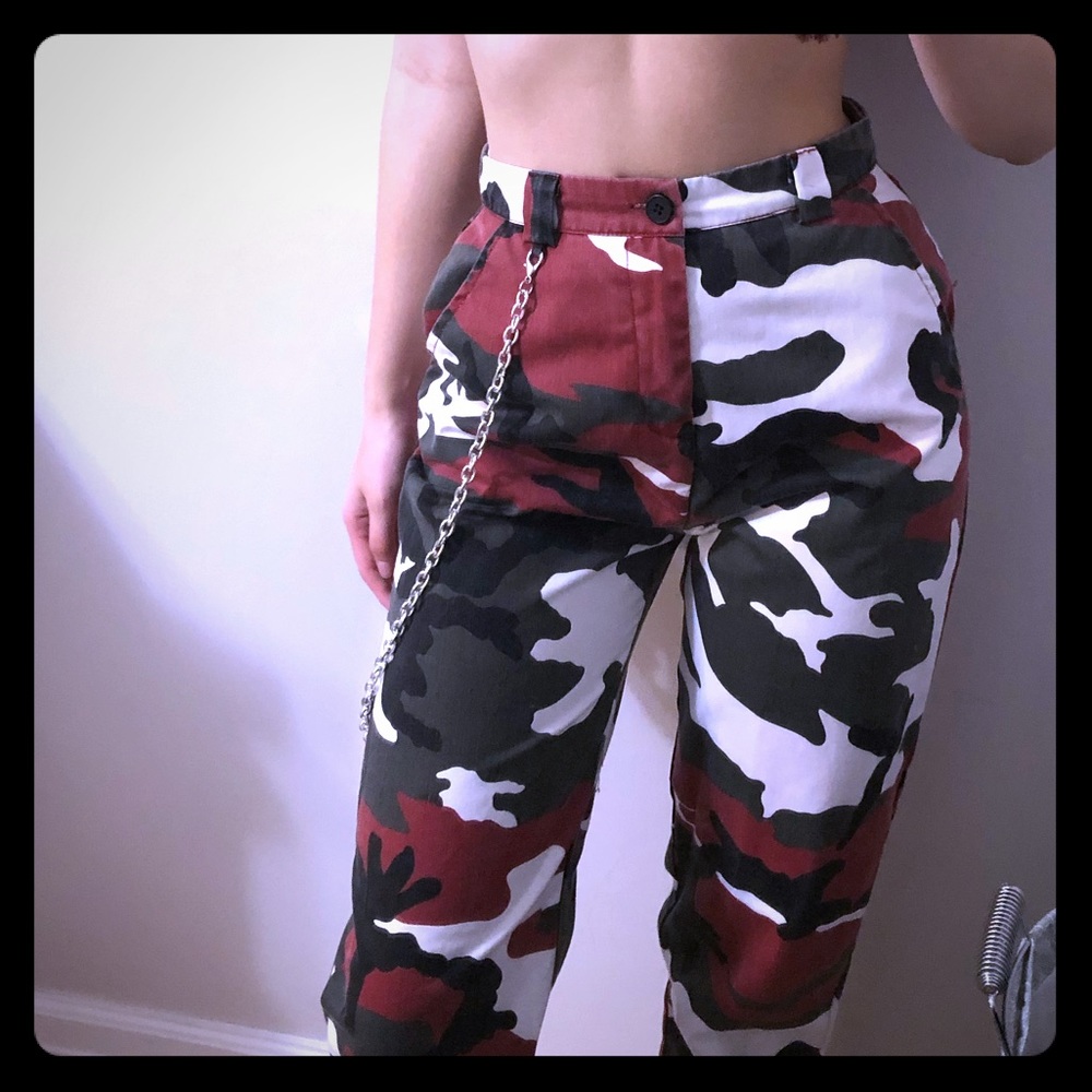 Camo Chain Pants